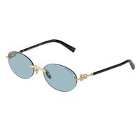 Tiffany Woman TF3104D 602180 Sunglasses Metal Gold Blue Roundabout Normal