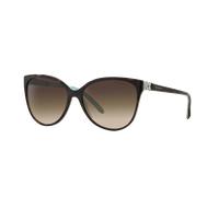 Tiffany TF4089B 81343B Woman Sunglasses Acetate Brown Brown Cat Eye Normal Shaded