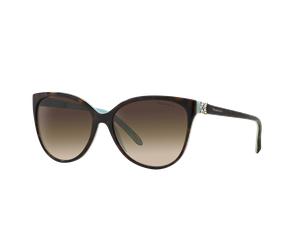 Tiffany TF4089B 81343B Woman Sunglasses Acetate Brown Brown Cat Eye Normal Shaded