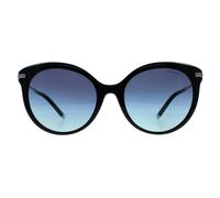 Tiffany & Co. Woman Sunglass TF4189B - Frame color: Black, Lens color: Azure Gradient Blue