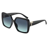 Tiffany TF4206U 80019S Woman Sunglasses Injected Black Blue Squared Normal Shaded