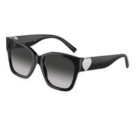 Tiffany TF4216 80013C Woman Sunglasses Acetate Black Grey Squared Normal Shaded