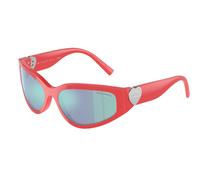 Tiffany TF4217 8370MA Woman Sunglasses Acetate Red Pink Geometric Normal Mirror
