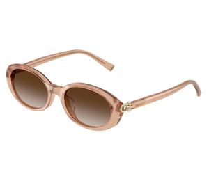 Tiffany TF4242D 82683B Woman Sunglasses Acetate Pink Brown Round Normal Shaded