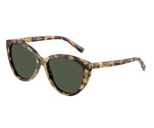 Tiffany TF4251 80649A Woman Sunglasses Acetate Turtle Green Cat Eye Polarized
