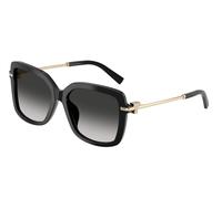 Tiffany TF4252B 80013C Woman Sunglasses Acetate Black Grey Squared Normal Shaded