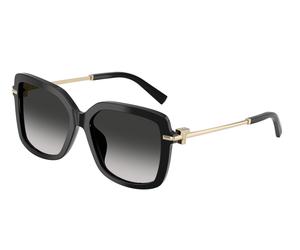Tiffany TF4252B 80013C Woman Sunglasses Acetate Black Grey Squared Normal Shaded