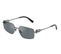 Tiffany Unisex TF3111 62266G Sunglasses Metal Grey Grey Squared Mirrored