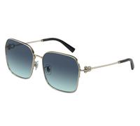 Tiffany Woman TF3093D 60219S Sunglasses Metal Gold Blue Squat Normal Shaded