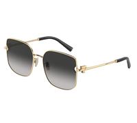 Tiffany Woman TF3105D 6021S4 Sunglasses Steel Gold Grey Squared Normal Shaded