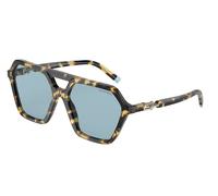 Tiffany Woman TF4198 806480 Sunglasses Acetate Turtle Blue Geometric Normal