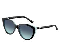 Tiffany Woman TF4251 80559S Sunglasses Acetate Black Blue Cat Eye Normal Nuanced