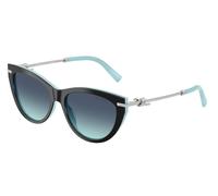 Tiffany & Co. Woman Sunglass TF4253 - Frame color: Black On Tiffany Blue, Lens color: Azure Gradient Blue
