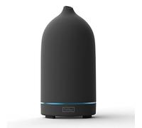 TiffBox Essential Oil Diffuser Ceramic Diffusers for Essential Oils Handcrafted Ultrasonic Cool Mist Humidifier Aromatherapy Diffuser Waterless Auto Shut-Off 7 Color Changing LED for Home Office Yoga