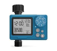 TiFFCOFiO Programmable Water Volume Control Sprinkler Timer, Water Duration Control Hose Timer with Water Meter, Auto and Manual Watering for Irrigation, Garden and Drip System