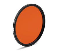 Tiffen 72OR21 72mm Orange 21 Filter | 72mm #21 glass filter with single coating and UV blocking for contrast, portraits and landscapes