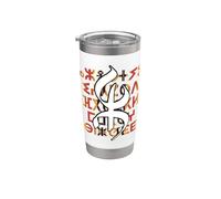 TIFINAGH Amazigh Alphabet - Kabyle Fabrics from Algeria Stainless Steel Insulated Tumbler