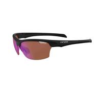 Tifosi Intense Perfomance Sunglasses: Single Lense Matte Black/AC Red