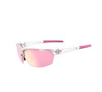Tifosi Navar Satin Clear Sports Sunglasses - Lightweight Wrap Frame for Cycling & Running - Impact-Resistant Polycarbonate Lenses, 100% UV Protection