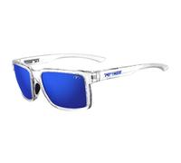 Tifosi Optics Sylo Sunglasses (Crystal Clear, Cobalt Blue Mirror)