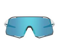 Tifosi Rail Race Interchangeable Clarion Lens Sunglasses - Matt White / Clarion Blue