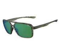 Tifosi Salto Sunglasses, Olive Stripe Fade Emerald Mirror Polarized, No Size