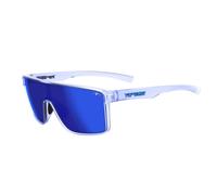 Tifosi Sanctum Single Lens Sunglasses - Matt Gunmetal / Colbalt Blue