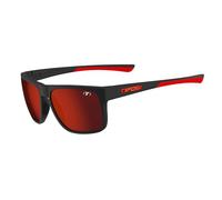 Tifosi Swick Single Lens Sunglasses - Satin Black / Crimson / Smoke Red Lens