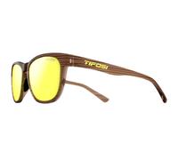 Tifosi Swank Single Lens Sunglasses - Woodgrain/Smoke Yellow One Size