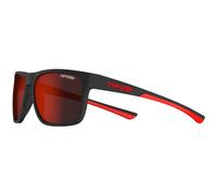 Tifosi Swick Single Lens Sunglasses - Satin Black / Crimson / Smoke Red Lens