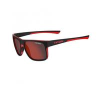 Tifosi Swick Single Lens Sunglasses - Satin Black / Crimson / Smoke Red Lens