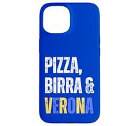 Tifoso Verona Pizza Birra Uomo Semplice Gialloblu Case for iPhone 15