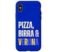 Tifoso Verona Pizza Birra Uomo Semplice Gialloblu Case for iPhone X/XS
