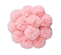 Tifuly Artificial Hydrangea Flowers, 12 Pcs Silk Chrysanthemum Small Ball Flowers for Home Garden Party Office Decoration Bridal Wedding Bouquets Floral Arrangement(Light Pink)
