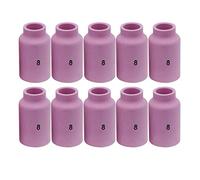 TIG Alumina Nozzles Ceramic Shield Cup 54N14#8 Φ1/2" For DB PTA SR WP 17 18 26 TIG Welding Torch 10pk (54N14#8)