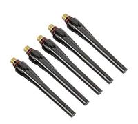 TIG Back Cap Kit 57Y02 57Y03 57Y04, TIG Torch Part Accessory Replacement Part for WP-17/18/26 Welding Torch(5pcs 57Y02 (Long))