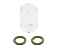 TIG Clear Visualization Glass Nozzle for WP9/17/18/20/26 Includes 2 O Rings for Maximum Efficiency (8)