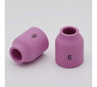 TIG Gas Lens Alumina Nozzle Ceramic Cup Set 5 Pieces for WP 92025 TIG Welding Torch Compatible with 17GL Gas Lens and 10N Collet for WP 17 18 26 (53N60)