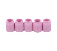 TIG Gas Lens Alumina Nozzle Ceramic Cup Set 5 Pieces for WP 92025 TIG Welding Torch Compatible with 17GL Gas Lens and 10N Collet for WP 17 18 26 (53N61S)