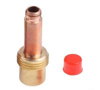 TIG Gas Lens Collet Body Copper Welding Accessory for WP 17 18 26 Torch, 1.6/2.0/2.4/3.2 mm Diameter, Large Orifice Design for Enhanced Shielding Gas(2.4mm)