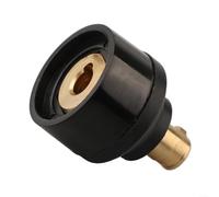 TIG Torch Adapter Converter Supporting 10-25 Amp to 35-50 Amp Transition with Robust ABS Housing and Metal Internal Structure
