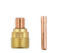 TIG Torch Gas Lens Kit, WP9 WP20 WP25 Collet Body, Small TIG Welding Torch Parts for Rilon Jasic Mitech, 1.0/1.6/2.4/3.2mm