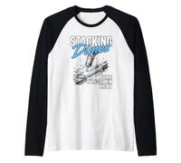 TIG Welder Tungsten Inert Gas Stacking Dimes GTAW Arc Weld Raglan Baseball Tee