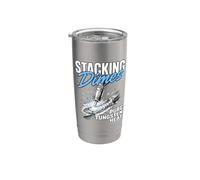 TIG Welder Tungsten Inert Gas Stacking Dimes GTAW Arc Weld Stainless Steel Insulated Tumbler