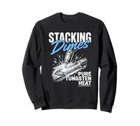 TIG Welder Tungsten Inert Gas Stacking Dimes GTAW Arc Weld Sweatshirt