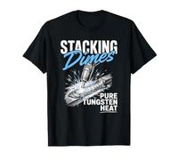 TIG Welder Tungsten Inert Gas Stacking Dimes GTAW Arc Weld T-Shirt