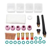 TIG Welding Accessory Set Premium Copper Glass Cup WP 17 18 26 Pipeline Welding
