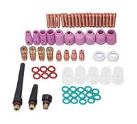 TIG Welding Accessory Set Premium Copper PTFE Glass Cup Kit for WP 17 18 26 Welding Gun