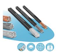 TIG Welding Filler Rods STAHLWERK Steel Stainless Steel Aluminum Set Ø2,4 x500mm
