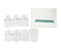 TIG Welding Glass, Quartz Lens for TIG Torch with High-Temperature Resistance 7 pcs, TIG O-Ring Set 20 pcs, Storage Box for SR WP-9/17/18/20/25/26